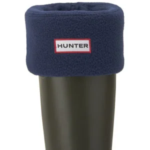 Hunter Unisex Fleece Welly Socks - Navy Image 1