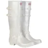 Hunter Women's Limited Edition Festival Tall Wellies - Pearlised White - Image 1