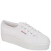 Superga Women's 2790 Up and Down Flatform Trainers - White - Image 1