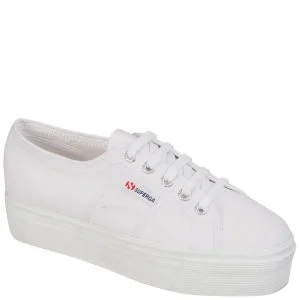 Superga Women's 2790 Up and Down Flatform Trainers - White Image 1