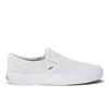 Vans Women's Classic Perforated Leather Slip-On Trainers - White - Image 1