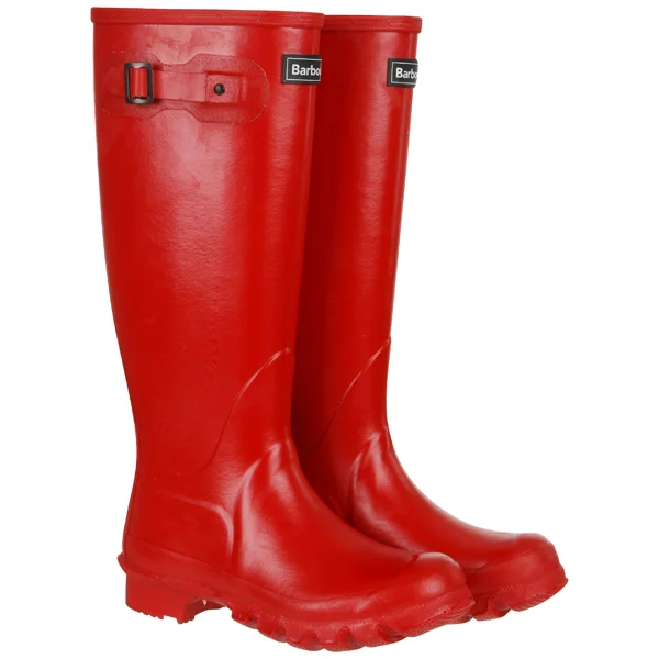 Barbour Women's Town and Country Wellington Boots - Red Image 1