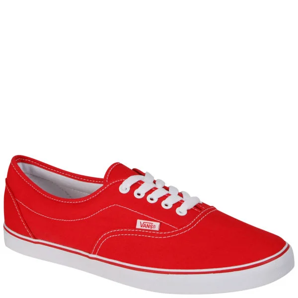 Vans LPE Canvas Trainers - Red Image 1