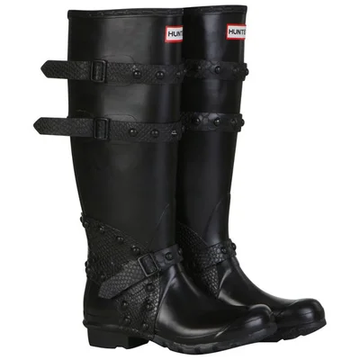 Hunter Women's Limited Edition Tall Festival Wellies - Black