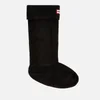 Hunter Unisex Fleece Welly Socks - Black - Image 1