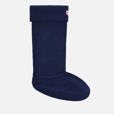 Hunter Unisex Fleece Welly Socks - Navy