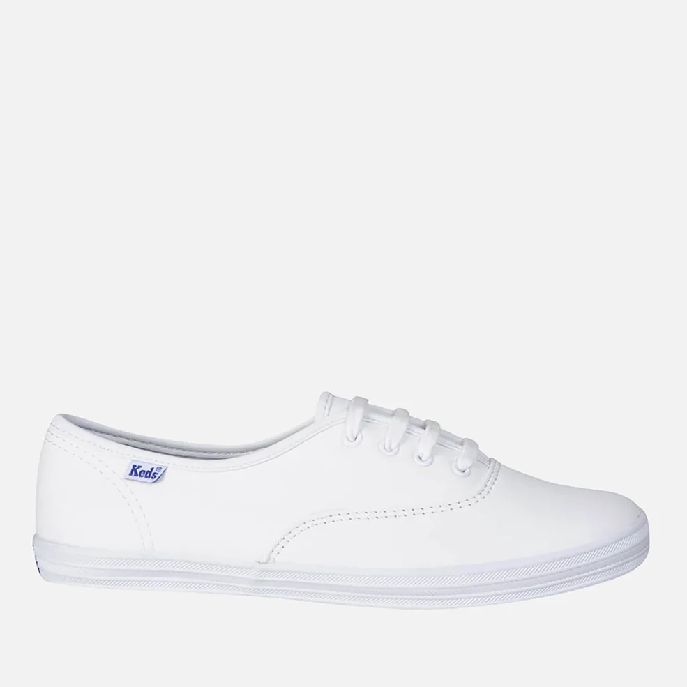 Keds Women's Champion CVO Leather Trainers - White Image 1
