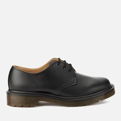 Dr. Martens 1461 PW Smooth Leather Narrow Fit 3-Eye Shoes - Black 