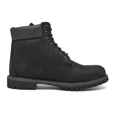Timberland Men's 6 Inch Premium Leather Boots - Black