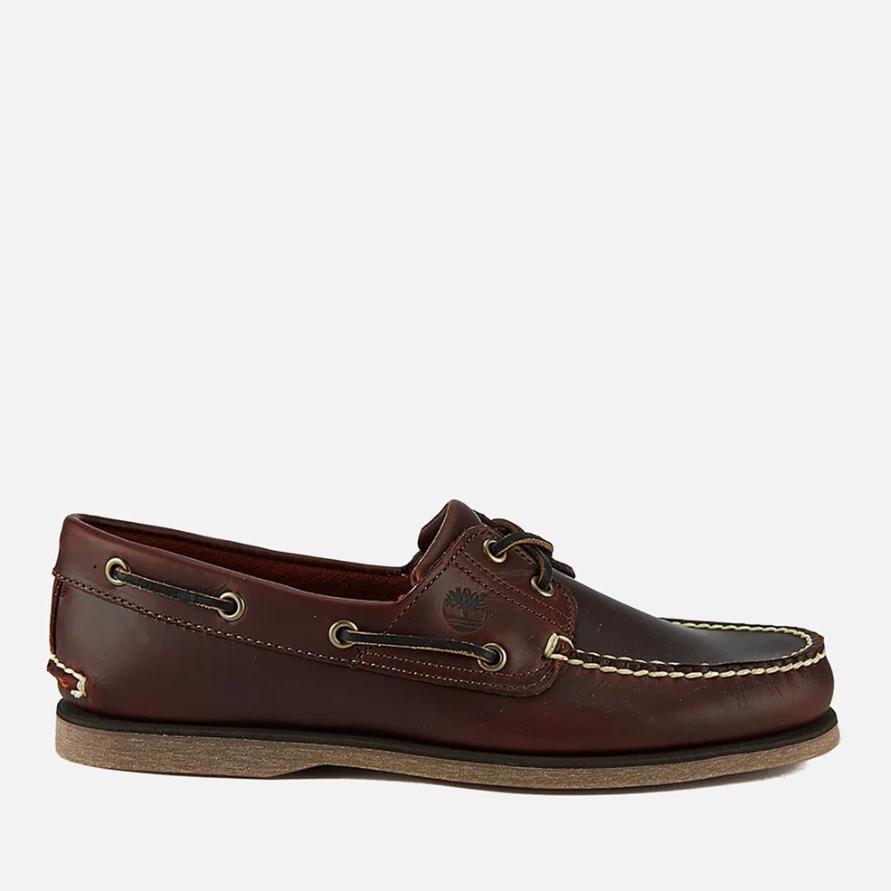 Timberland Men's Classic 2-Eye Boat Shoes - Rootbeer Smooth - UK 7 Image 1