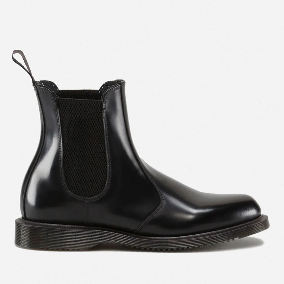 Dr. Martens Women's Flora Polished Smooth Leather Chelsea Boots - Black Image 1
