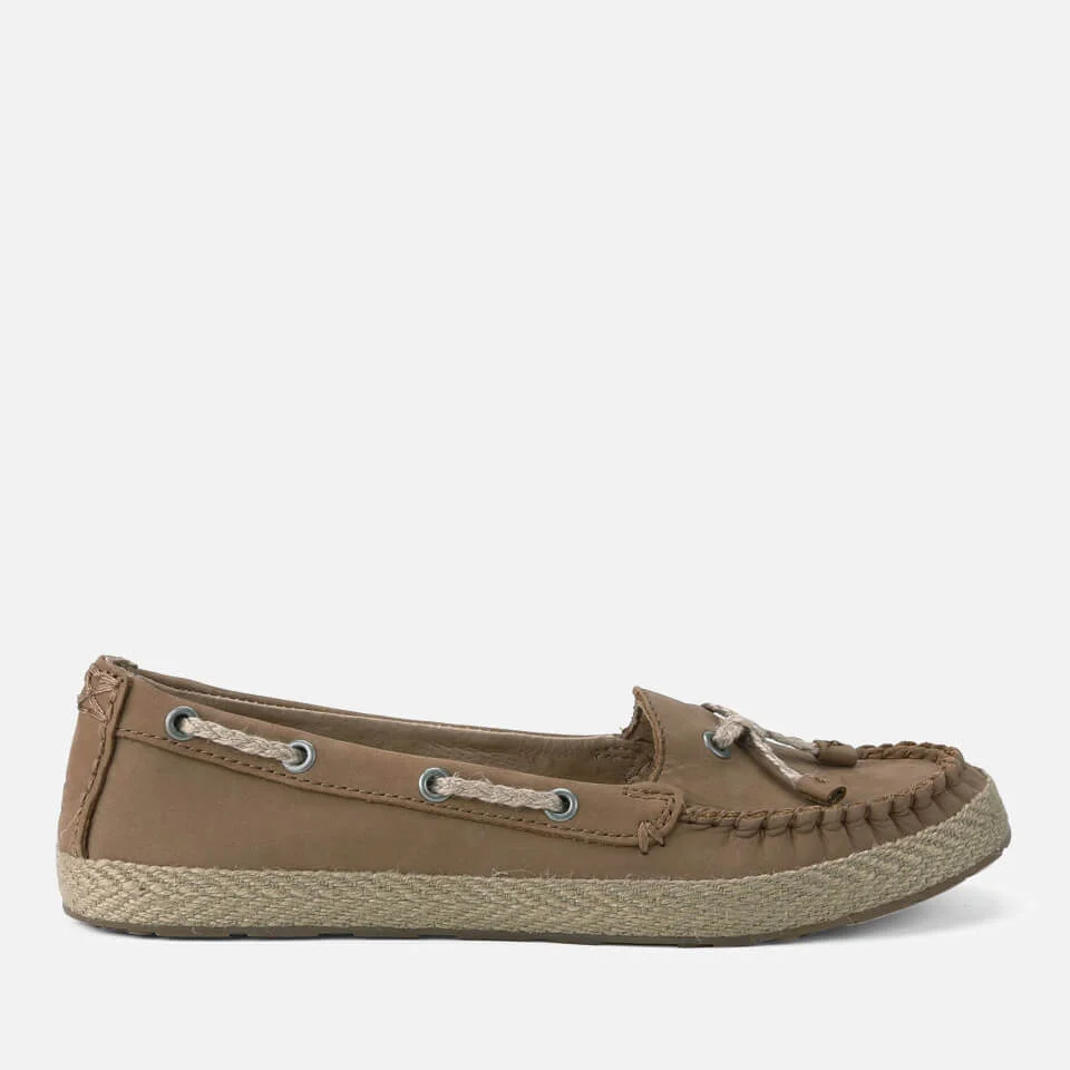 UGG Women's Chivon Leather Moccasin Shoes - Chestnut Image 1