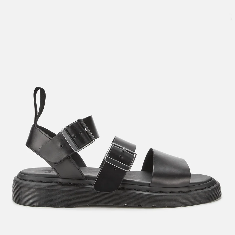 Dr. Martens Gryphon Strap Leather Sandals - Black Image 1
