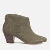 Hudson London Women's Kiver Suede Heeled Ankle Boots - Beige - Image 1
