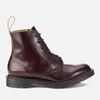 Dr. Martens Men's 'Made in England' Arthur Leather 6-Eye Boots - Merlot Boanil Brush - Image 1