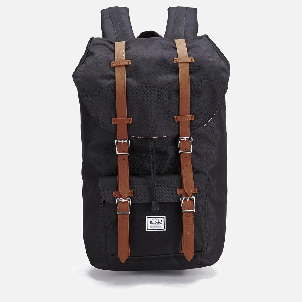 Herschel Supply Co. Men's Little America Backpack - Black/Tan Image 1