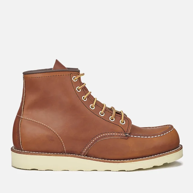 Red Wing Men's 6 Inch Moc Toe Leather Lace Up Boots - Oro Legacy