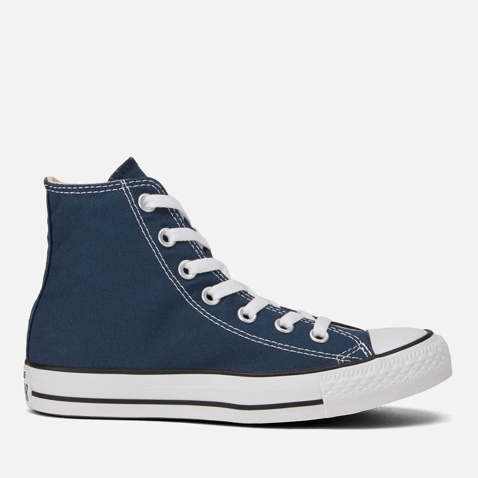 Converse Unisex Chuck Taylor All Star Canvas Hi-Top Trainers - Navy Image 1