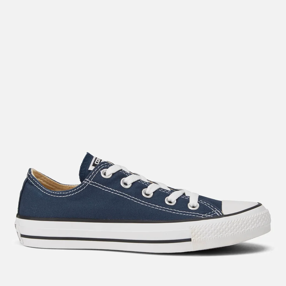 Converse Chuck Taylor All Star Ox Canvas Trainers - Navy Image 1