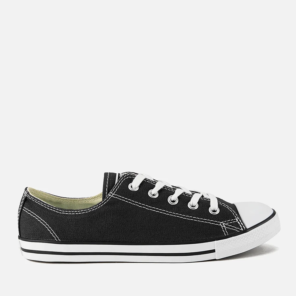 Converse Women's Chuck Taylor All Star Dainty OX Trainers - Black Image 1