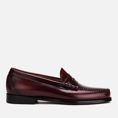 Bass Weejuns Men's Larson Moc Leather Penny Loafers - Wine