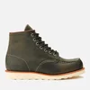 Red Wing Men's 6 Inch Moc Toe Leather Lace Up Boots - Charcoal Rough and Tough - Image 1