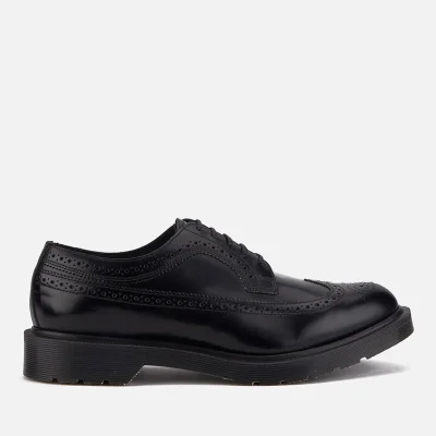 Dr. Martens Men's 'Made in England' 3989 Leather Brogues - Black Boanil Brush
