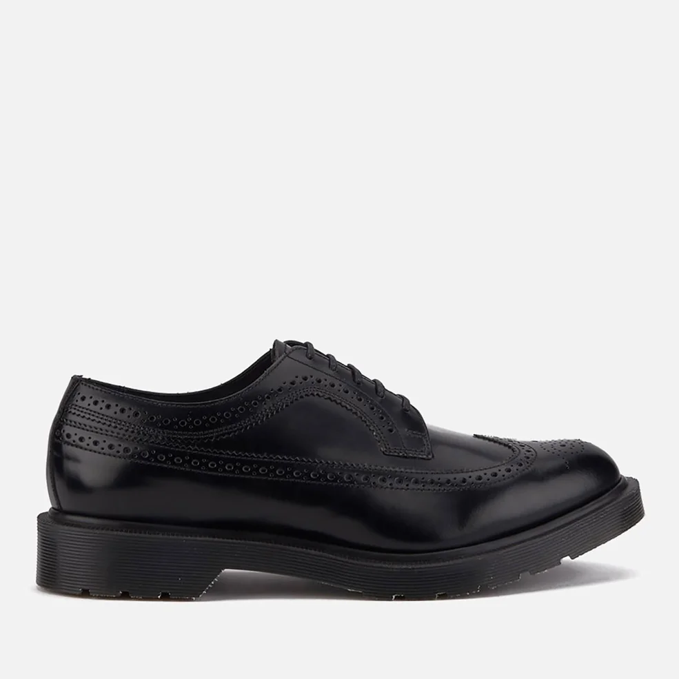 Dr. Martens Men's 'Made in England' 3989 Leather Brogues - Black Boanil Brush Image 1