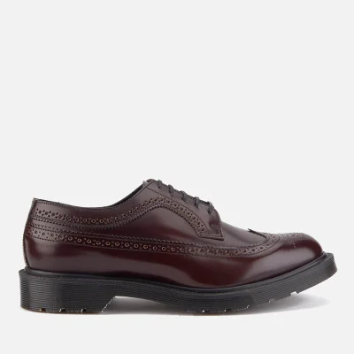 Dr. Martens Men's 'Made in England' 3989 Leather Brogues - Merlot Boanil Brush