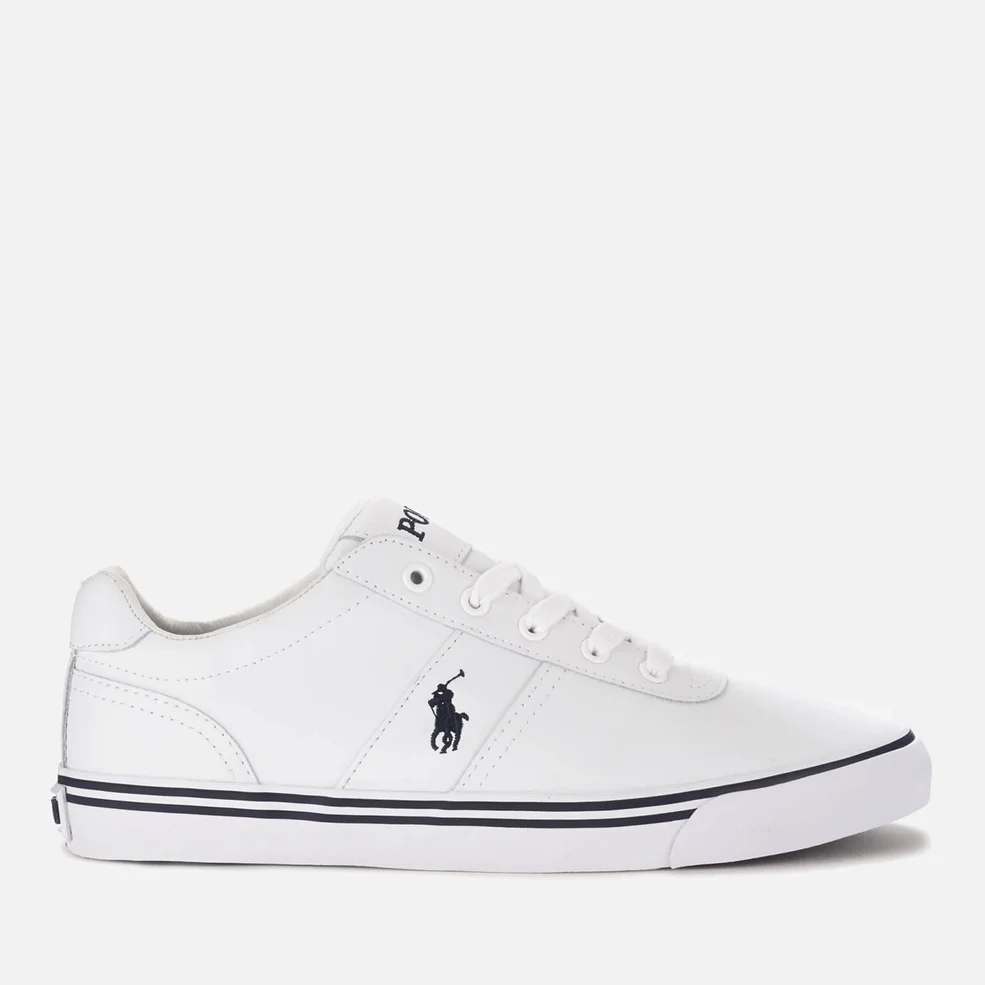 Polo Ralph Lauren Men's Hanford Leather Trainers - White Image 1