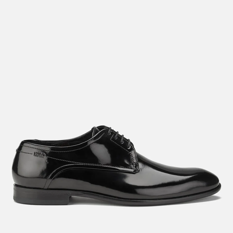HUGO Men's C-Dresspat Leather Derby Shoes - Black Image 1