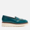 Grenson Women's Juno Leather Frill Loafers - Teal Rub Off - Image 1