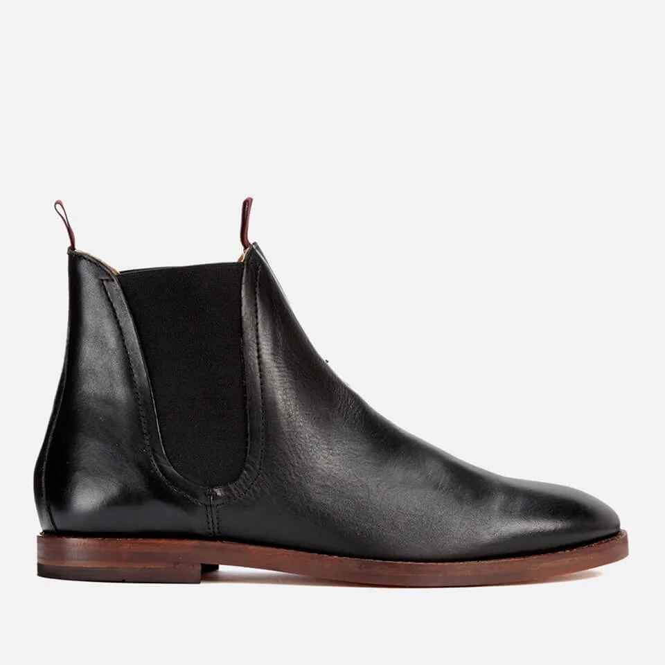 Hudson London Men's Tamper Leather Chelsea Boots - Black | Allsole
