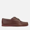 G.H Bass & Co. Men's Camp Moc Jackman Pull Up Leather Boat Shoes - Mid Brown - Image 1