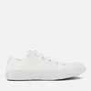 Converse Chuck Taylor All Star Ox Canvas Trainers - White Monochrome - Image 1