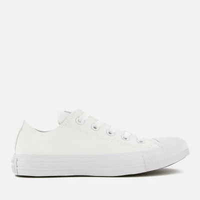 Converse Chuck Taylor All Star Ox Canvas Trainers - White Monochrome