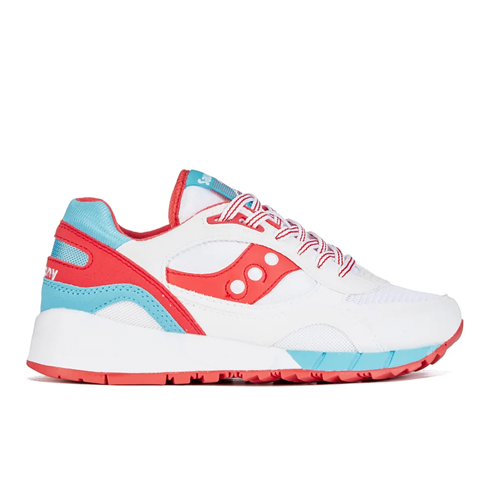 Saucony Shadow 6000 Trainers - White/Red Image 1