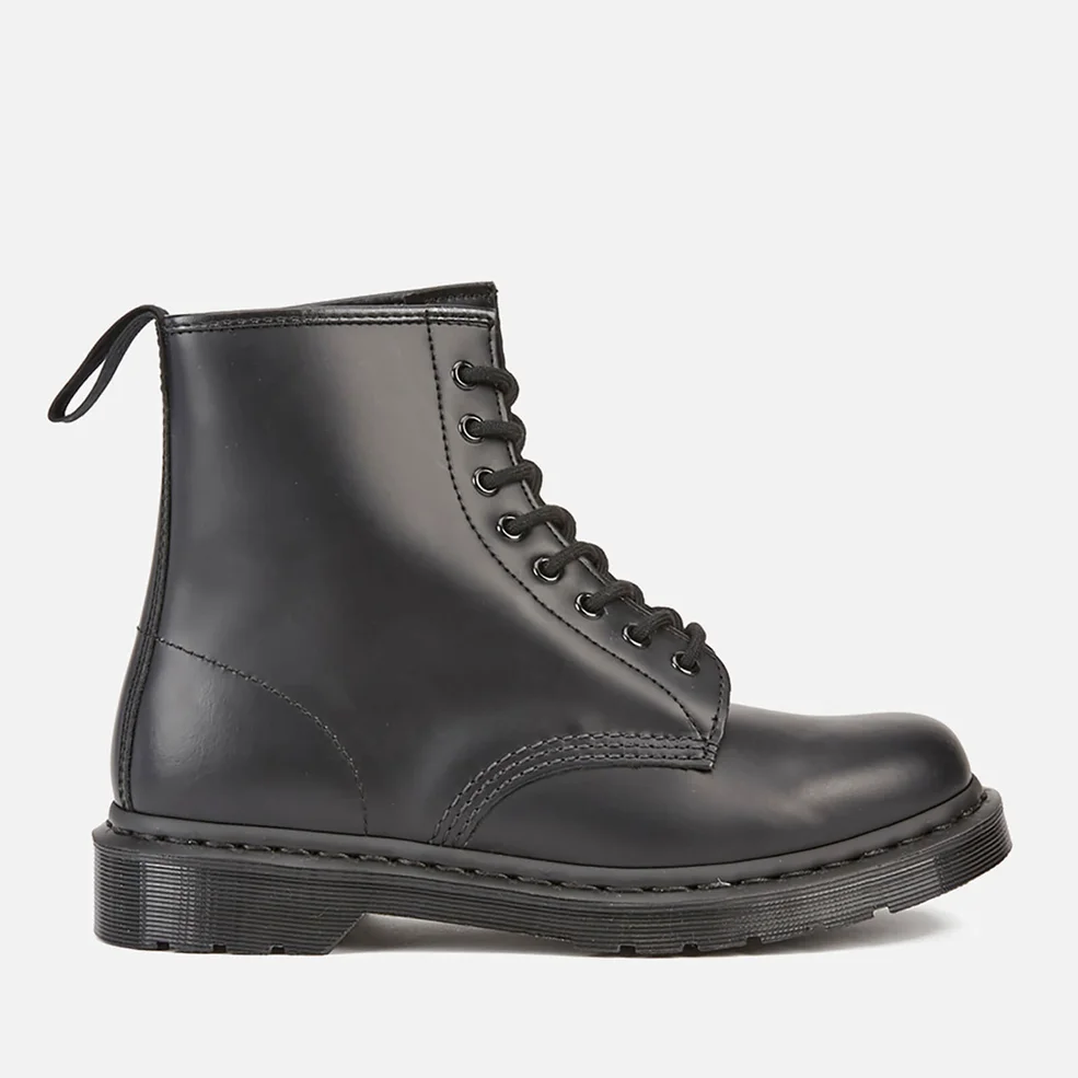Dr. Martens 1460 Mono Smooth Leather 8-Eye Boots - Black Image 1