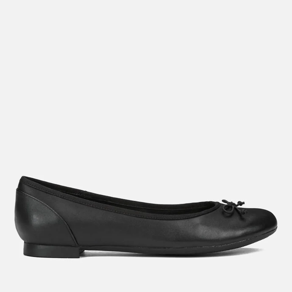 Clarks Women's Couture Leather Ballet Flats - Black - UK 8 Image 1