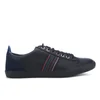 PS by Paul Smith Men's Osmo Leather Trainers - Black Mono Lux - Image 1