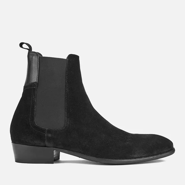 Hudson London Men's Watts Suede Chelsea Boots - Black