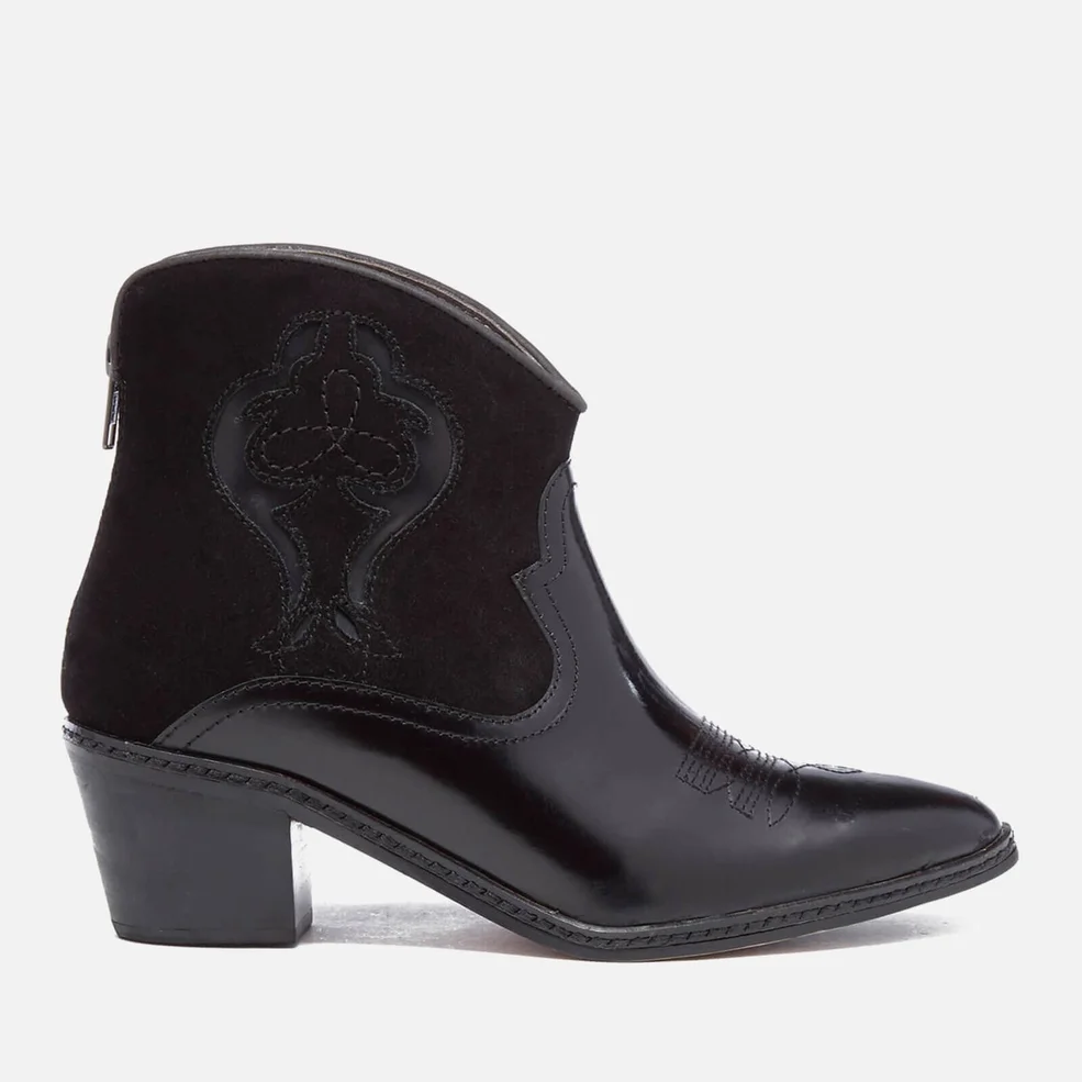 Hudson London Women's Leon Hi Shine Western Boots - Black Image 1