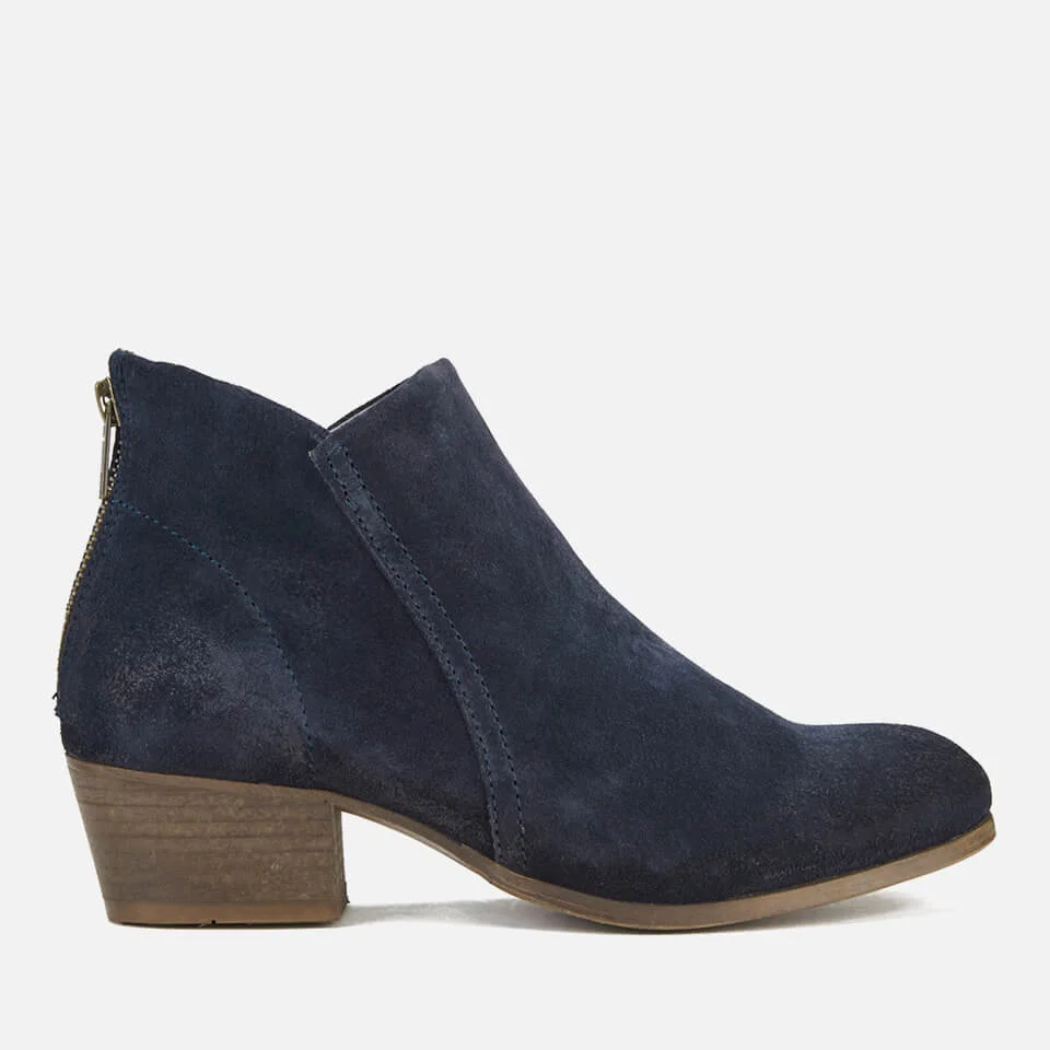 Hudson London Women's Apisi Suede Heeled Ankle Boots - Navy Image 1