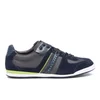 BOSS Green Men's Akeen Nylon/Suede Trainers - Navy - Image 1