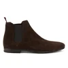 HUGO Men's Pariss Suede Chelsea Boots - Dark Brown - Image 1