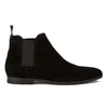 HUGO Men's Pariss Suede Chelsea Boots - Black - Image 1