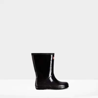 Hunter Toddlers' First Gloss Wellies - Black