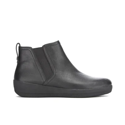 FitFlop Women's F-Sporty Leather Chelsea Boots - Black