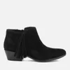 Sam Edelman Women's Paige Suede Tassle Ankle Boots - Black - Image 1