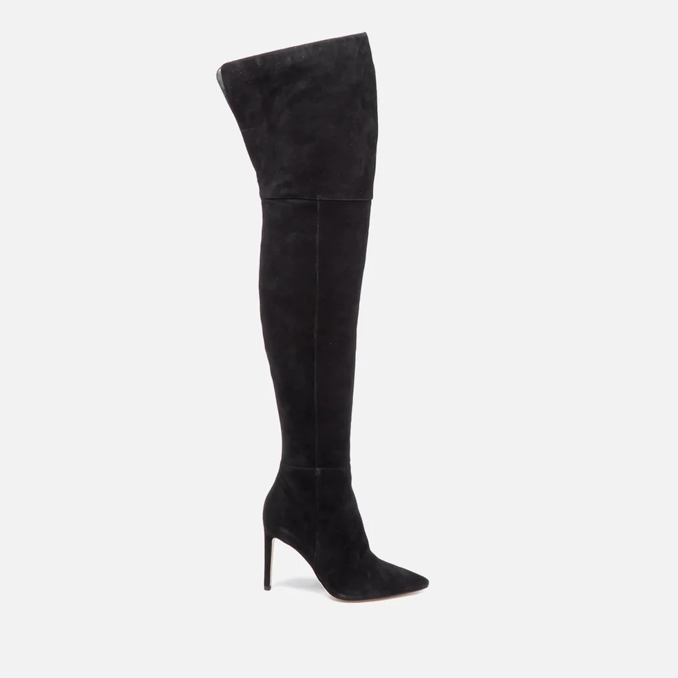 Sam Edelman Women's Bernadette Suede Thigh High Boots - Black Image 1
